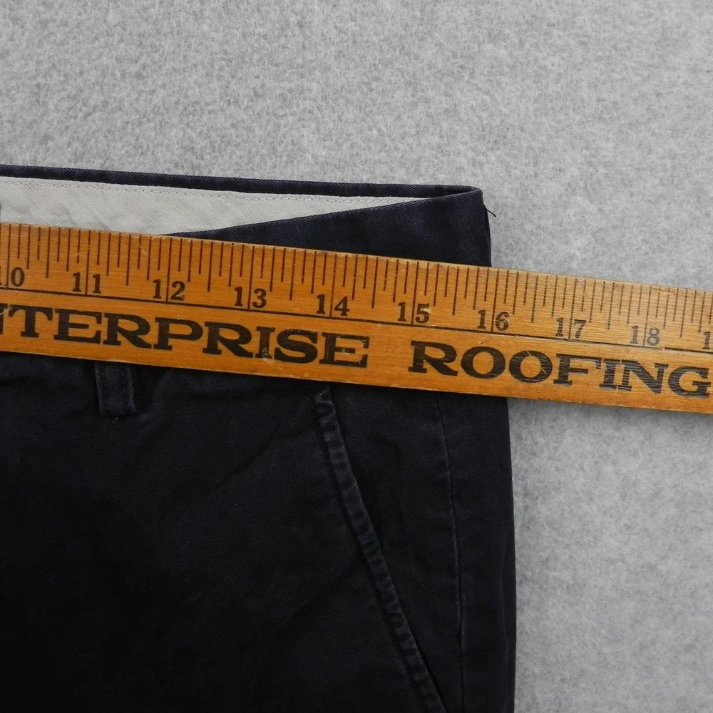 Banana Republic Pants Mens 31 Dawson Chino Navy Blue Cotton Straight Trousers
